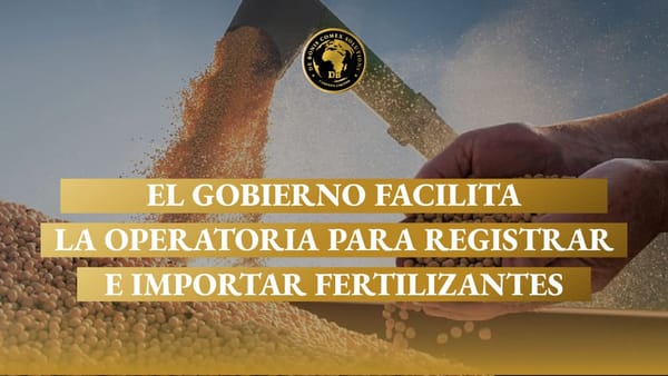 Se facilita la importación de fertilizantes