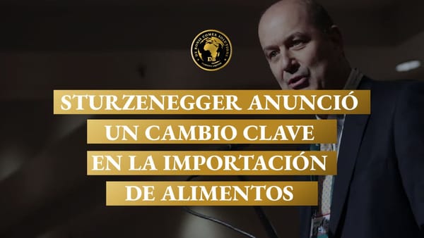 Sturzenegger anunció un cambio clave en la importación de alimentos